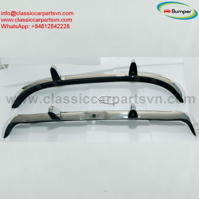 Datsun Roadster Fairlady bumpers with over riders 1962