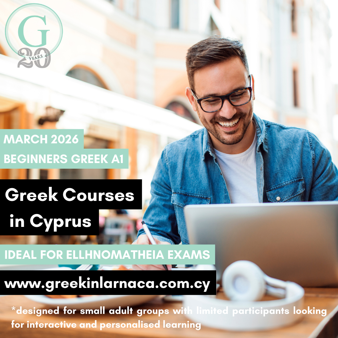 No.1 Greek Language Courses in Cyprus, March 2026